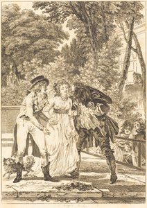 Suudelma palasi: Suudelma palasi tekijältä Charles Louis Lingée after Jacques Louis François Touzé