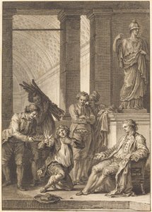 Talonpoika tekijältä Charles Louis Lingée after Jean Honoré Fragonard