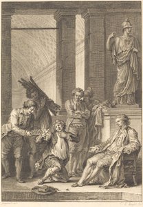 Talonpoika tekijältä Charles Louis Lingée after Jean Honoré Fragonard