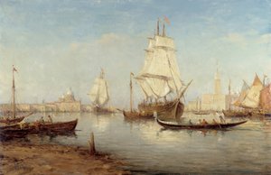 Galleonit ja gondolit San Marcon altaassa (Pyhä Markus Venetsia) Charles Malfroyn maalaus (1862-1918) Pakollinen maininta: Kokoelman perustan terveisiä Provencesta, Marseillesta tekijältä Charles Malfroy
