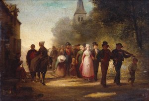 Huonekalut ja erilaiset esineet 1100- ja 1300-luvuilta tekijältä Charles Marie Lhuillier