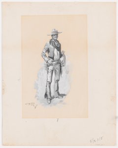 Blanco, Charles J. Steedman, Bucking Sagebrush tekijältä Charles Marion Russell