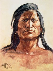 Shoshone Tribesman tekijältä Charles Marion Russell