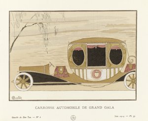 Grand Gala Automobile Coach, pub. 1914 (sabluunapainatus)