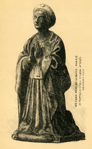 Neitsyt Annunciate, marmoripatsas, 1519, 1881. tekijältä Charles Martin Hodges