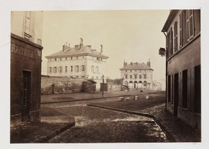 Barriere dItalie, rue Gerard, Pariisi, 1858-78 tekijältä Charles Marville