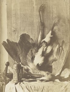 Pelin asetelma, n. 1853-1855 (albumeenipainotettu suolapaperiprintti) tekijältä Charles Marville