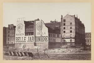 La Belle Jardinère: Rue de la Cité -kadulla sijainnut myymälä sen purkamisen aikana, Pariisi