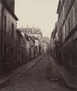 Rue Neuve-Coquenard Rue Lamartinelta, 1870-luku. tekijältä Charles Marville