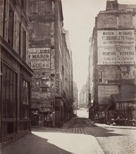 Rue Saint-Jacques,1864-ennen helmikuuta 1867 (kuva) tekijältä Charles Marville