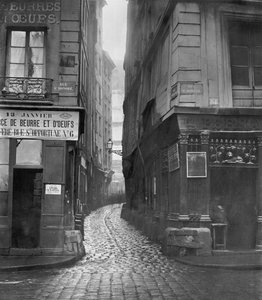 Rue Tirechape, rue St. Honoresta Pariisista, 1858-78 tekijältä Charles Marville