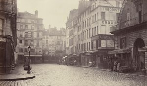 Rue de la Lingerie, Rue Berger, 1860-70-luvut. tekijältä Charles Marville