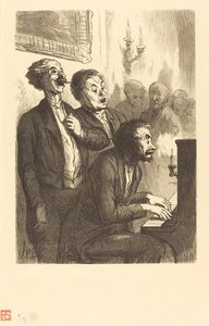 Lounge Singers tekijältä Charles Maurand after Honoré Daumier