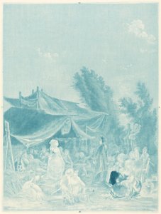 Noce de Village Village Häät, 1785. tekijältä Charles Melchior Descourtis
