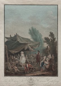 Kylän häät tekijältä Charles Melchior Descourtis