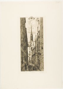 Chantrey Street, Pariisi tekijältä Charles Meryon