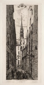 Chantrey Street, Pariisi tekijältä Charles Meryon