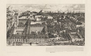 Collège Henri IV, Pariisi tai Lycée Napoléon (Henry IV College tai Napoleon School, Pariisi) tekijältä Charles Meryon