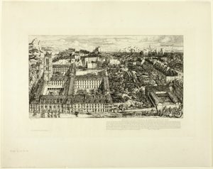 College Henry IV (tai Lycée Napoléon), Pariisi tekijältä Charles Meryon