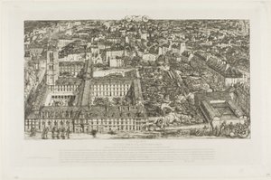 College Henry IV (tai Lycée Napoléon), Pariisi tekijältä Charles Meryon