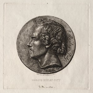 Evariste Boulay-Paty, runoilija, 1861. tekijältä Charles Meryon