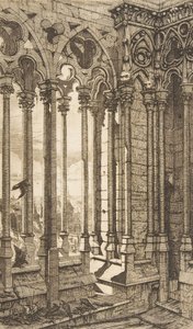 Galleria, Nôtre-Damen katedraali, Pariisi, 1853.