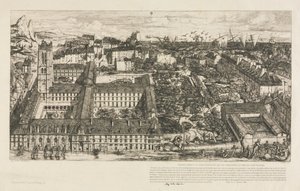 Henry IV College, 1863-1864. tekijältä Charles Meryon