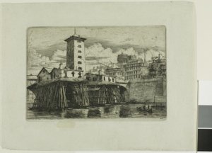 Notre-Dame Pumppu, Pariisi tekijältä Charles Meryon