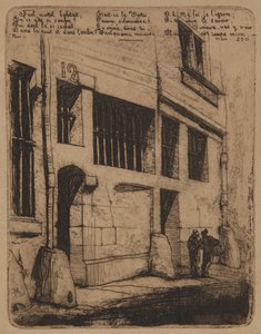 La Rue des Mauvais Garçons  –  1854