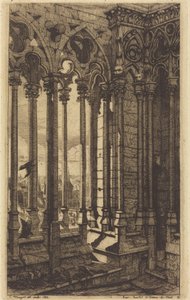 Notre-Damen galleria, Pariisi tekijältä Charles Meryon