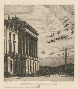 Merivoimien ministeriö, Pariisi (Admiralty, Pariisi) tekijältä Charles Meryon