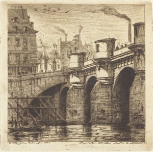 Pont Neuf, Pariisi tekijältä Charles Meryon