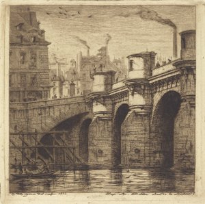 Pont Neuf, Pariisi tekijältä Charles Meryon