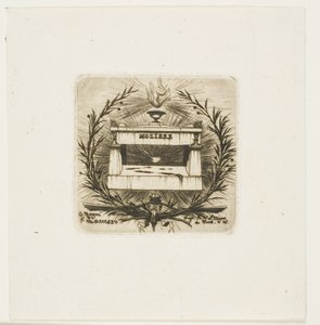 Molièren hauta, Père-Lachaisen hautausmaa, Pariisi. tekijältä Charles Meryon