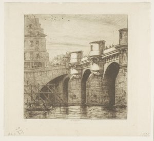 Pont Neuf, Pariisi tekijältä Charles Meryon