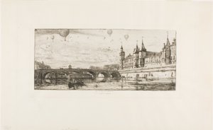 Pont au Change, Pariisi tekijältä Charles Meryon