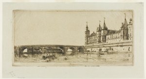 Pont au Change, Pariisi tekijältä Charles Meryon