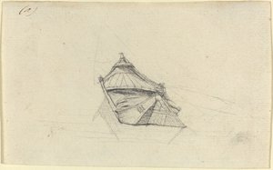 Seine-vene "Le Pont-au-Changelle" tekijältä Charles Meryon