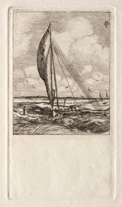 Swift Sailing Proa, Mulgraven saaristo, Oseania tekijältä Charles Meryon