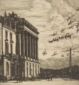 Admiraliteetti, Pariisi, 1865. tekijältä Charles Meryon