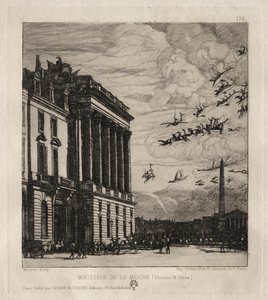 Admiraliteetti, Pariisi, 1865. tekijältä Charles Meryon