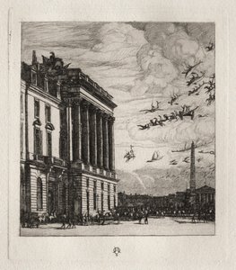 Admiraliteetti, Pariisi, 1865. tekijältä Charles Meryon