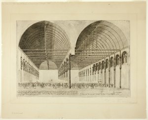 Palais de Justicen esihuone, Pariisi tekijältä Charles Meryon