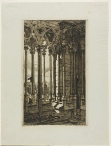 Notre-Damen galleria, Pariisi tekijältä Charles Meryon