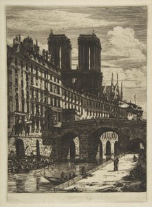 Petit Pont, Pariisi tekijältä Charles Meryon