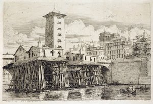 Pumppu, Notre Dame tekijältä Charles Meryon
