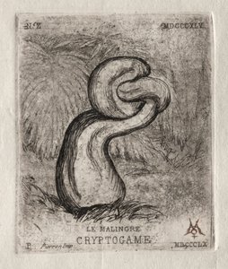 The Sickly Cryptogam, 1860. tekijältä Charles Meryon