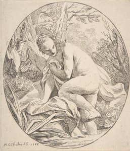 Diana kylpylässä, 1744.