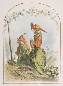Nasturtium, Animated Flowersista, 1820-70, 1820-70.