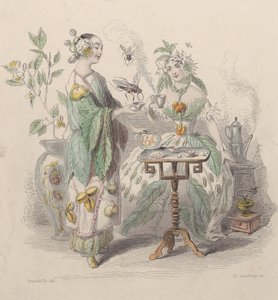Tea & Coffee, Les Fleurs Animées, 1847.
